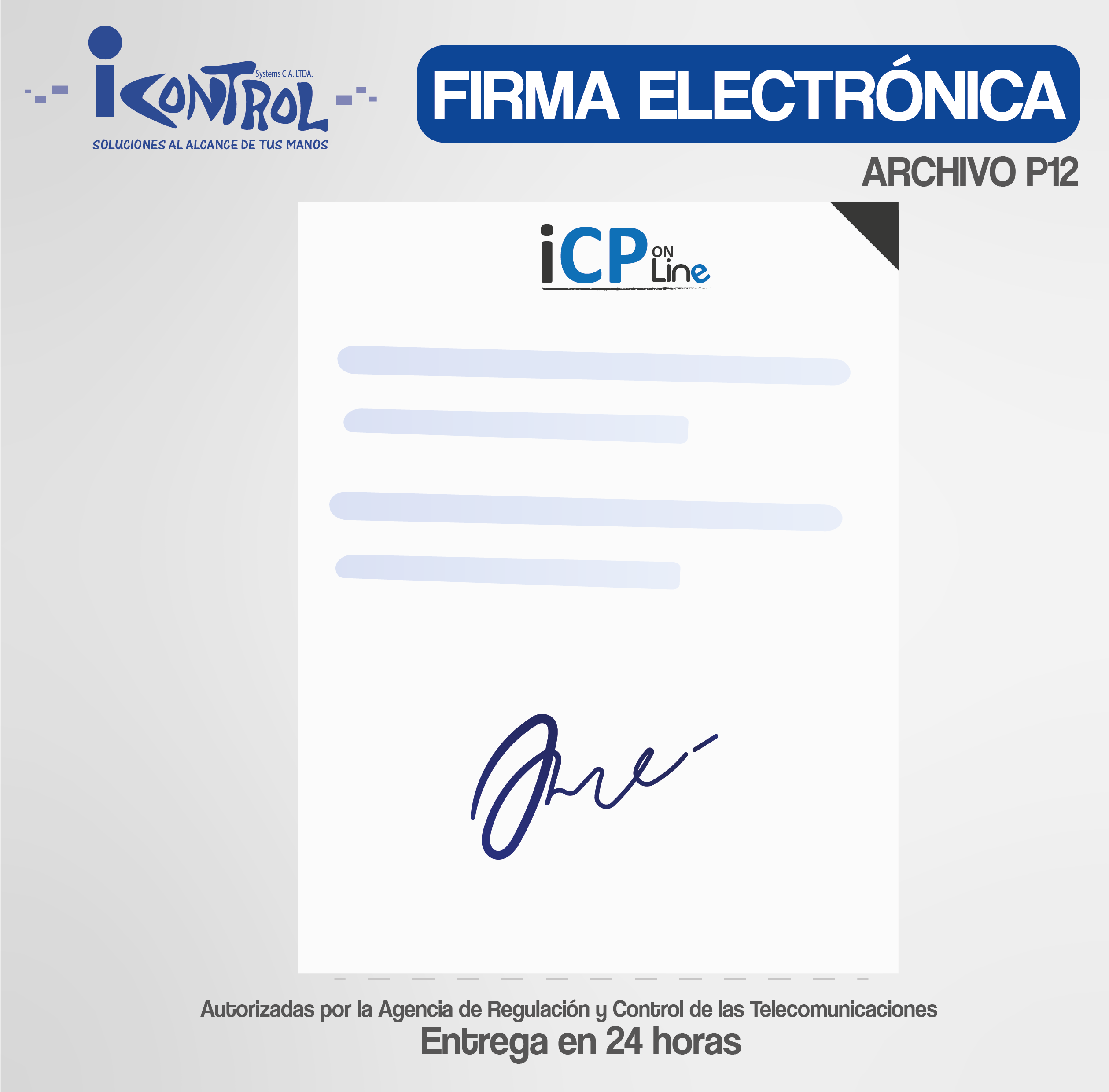 FIRMA ELECTRONICA ARCHIVO PFX-P12 24 MESES